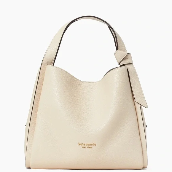 15. NWT kate spade new york Medium Knott Leather Crossbody Tote - Picture 1 of 13